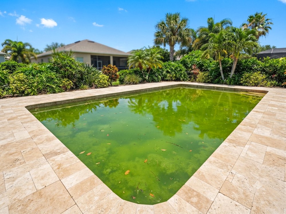 Green to clean pool rescue